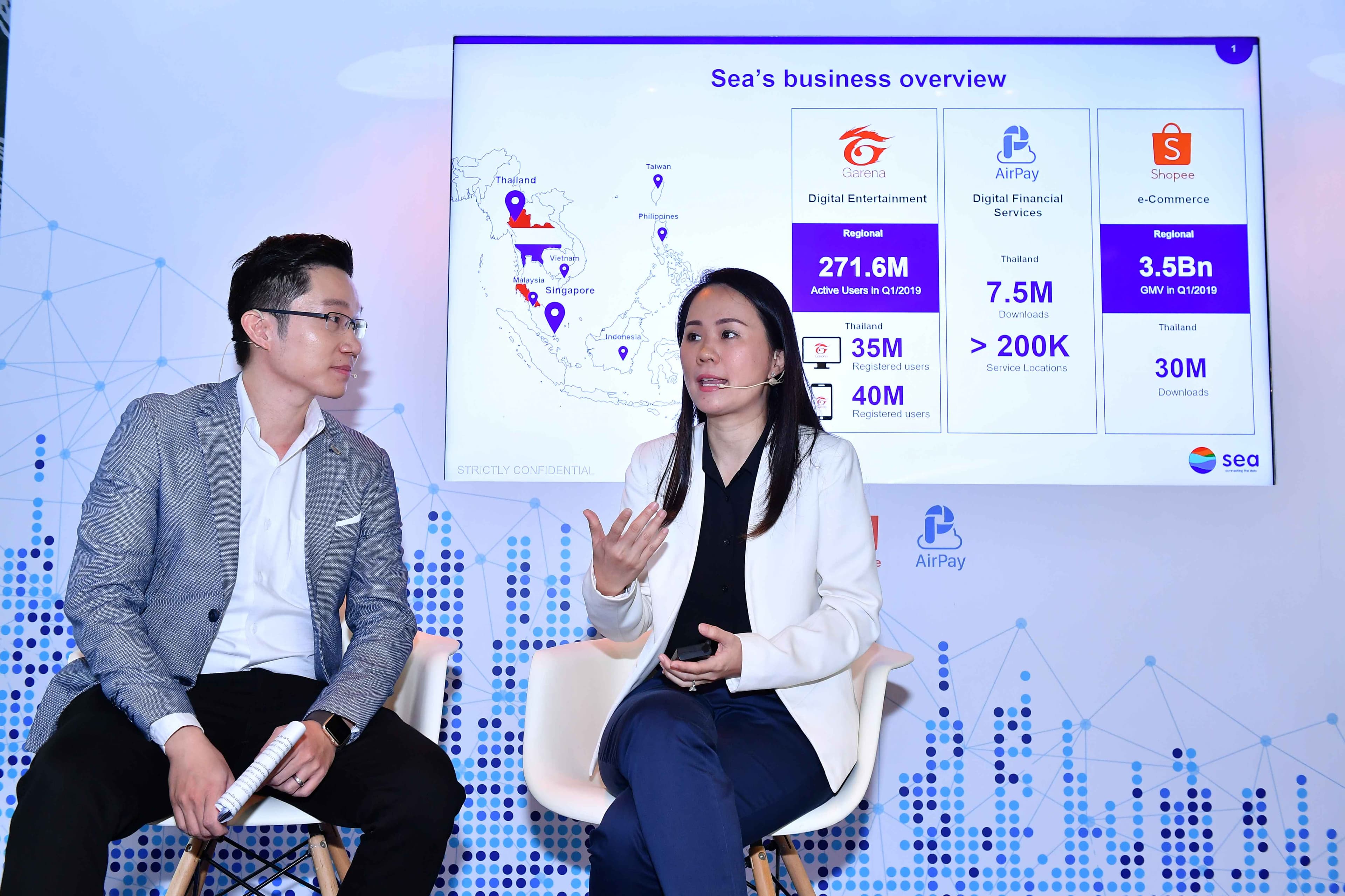 Sea (Thailand) emphasizes its mission of ‘Connecting the dots’ Leading the Digital Economy through Garena, Shopee, and AirPay via the pillar of ‘3Es’  Ready to Enlarge, Enable, and Empower users on digital platforms (1)