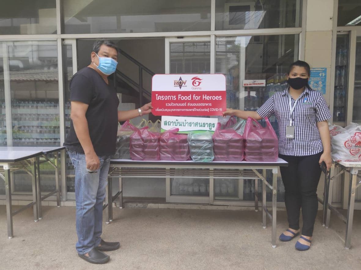 Garena (Thailand) joined “Food for Heroes” campaign to support Thai medical workers (6)