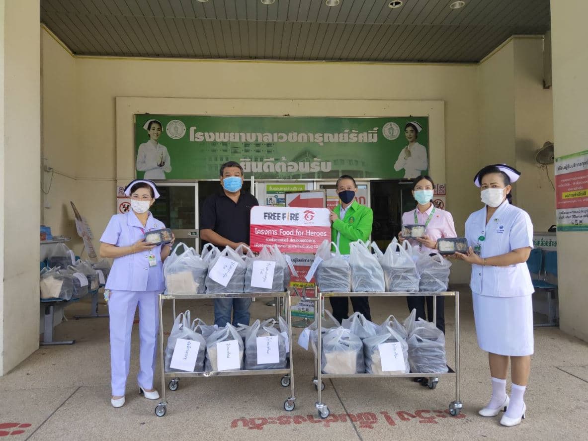 Garena (Thailand) joined “Food for Heroes” campaign to support Thai medical workers (4)
