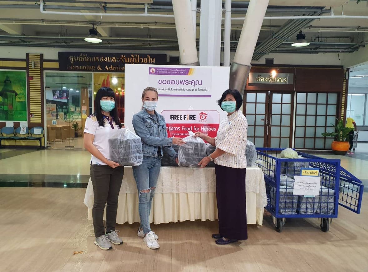 Garena (Thailand) joined “Food for Heroes” campaign to support Thai medical workers (3)