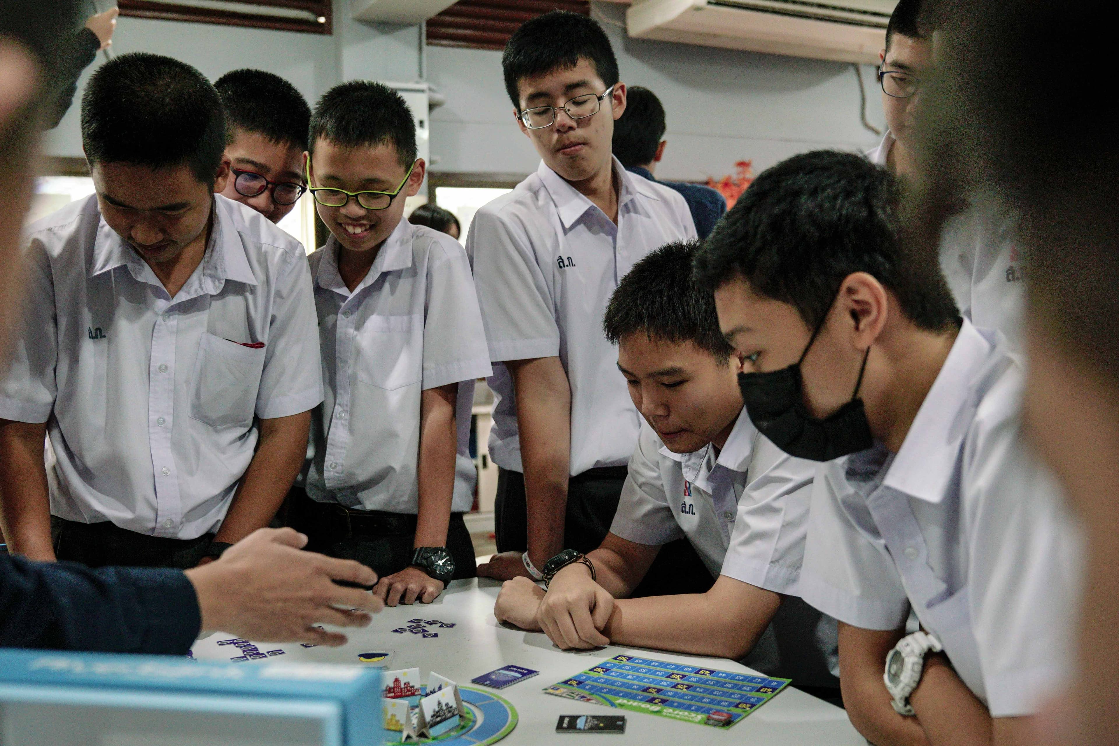 Sea (Thailand) conducts a 'Gifts from Dad' board games workshop at Suankularb Wittayalai School (5)
