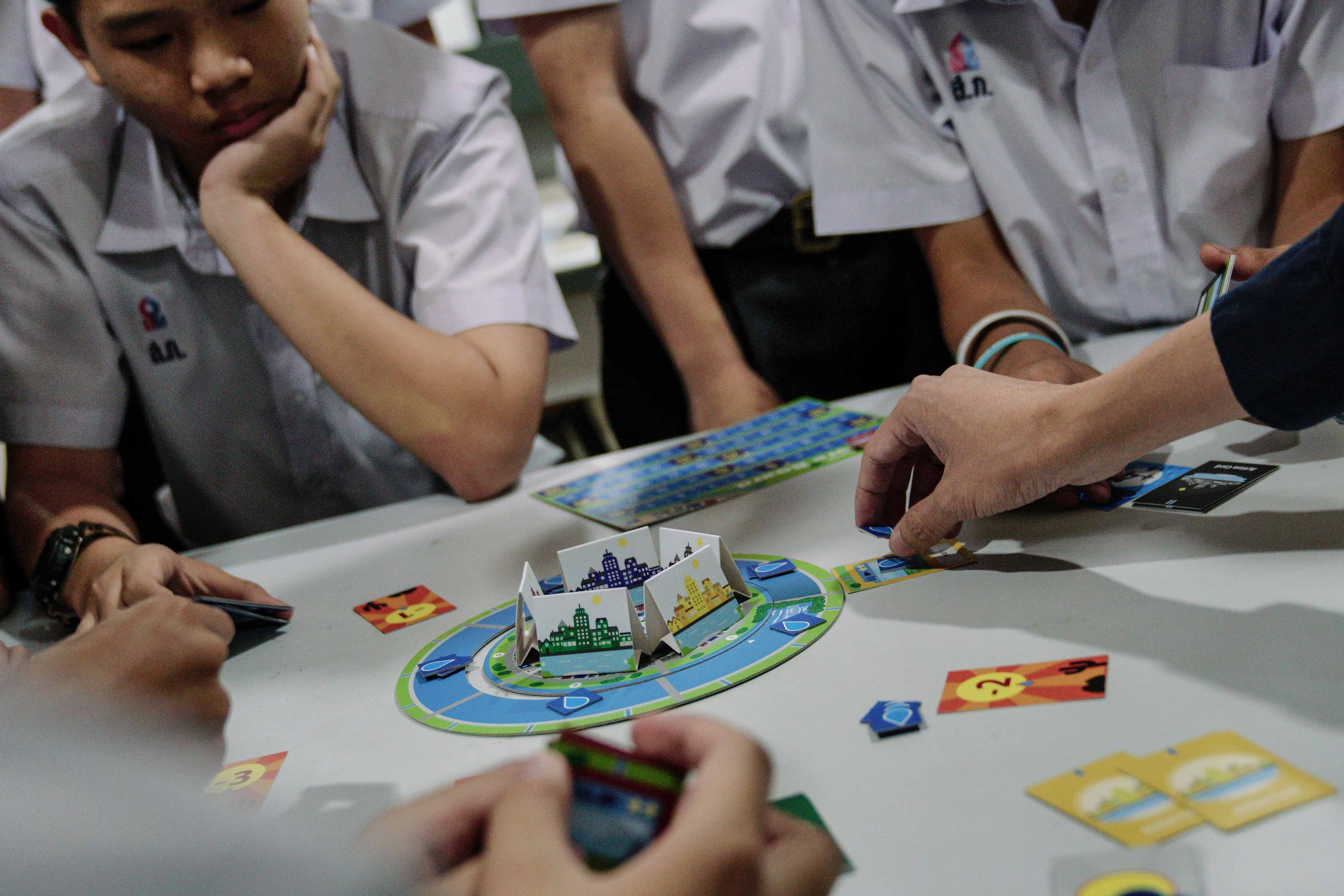 Sea (Thailand) conducts a 'Gifts from Dad' board games workshop at Suankularb Wittayalai School (4)