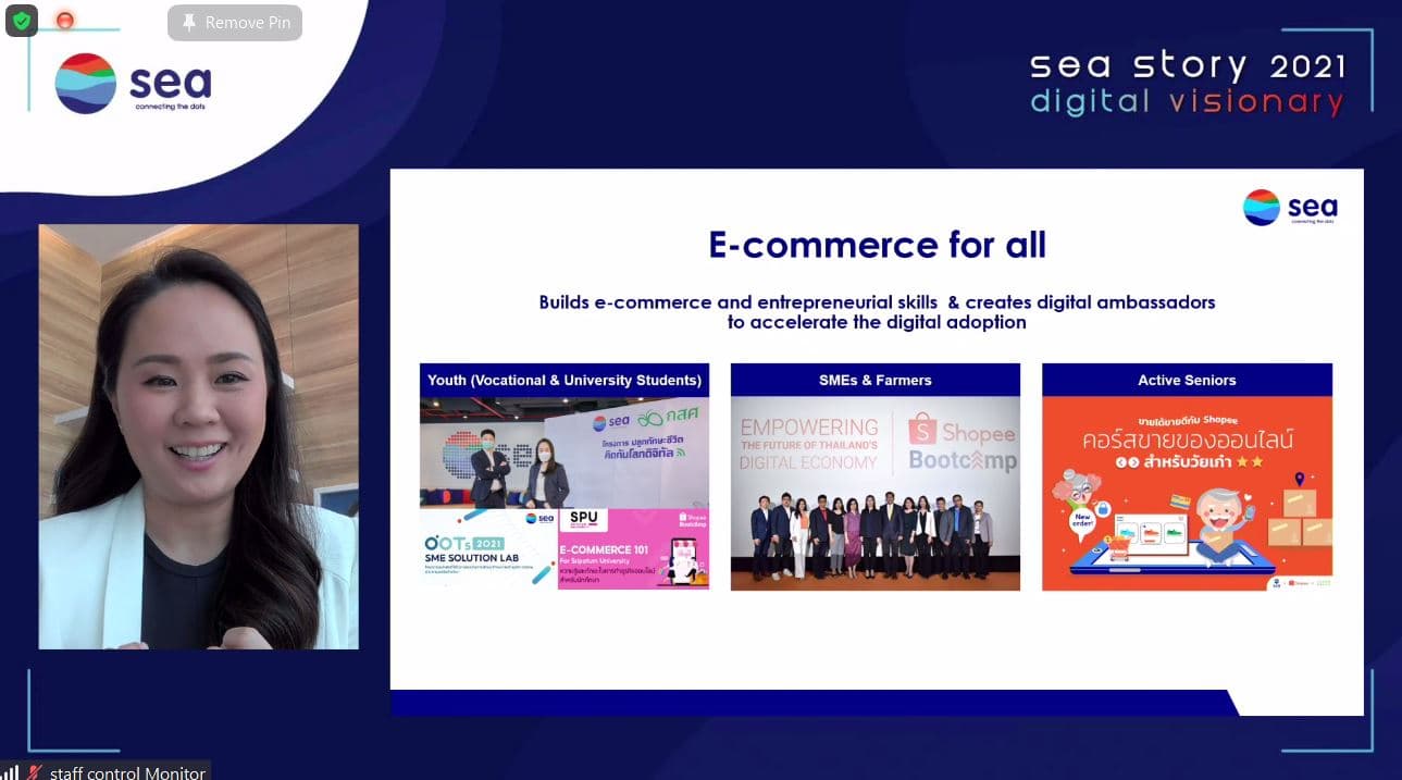 Sea (Thailand) unveils its business direction and future-focused vision, looking into inclusive transitions to Digital Nation and essential value creation for Thai digital society and economy. (5)