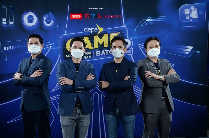 Digital Economy Promotion Agency (depa) joint hands with Thai Game Software Industry Association (TGA), Infofed, and Garena (Thailand) to kick-off the ‘depa Game Accelerator Program Batch 2’ (1)