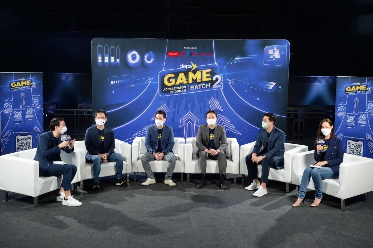 Digital Economy Promotion Agency (depa) joint hands with Thai Game Software Industry Association (TGA), Infofed, and Garena (Thailand) to kick-off the ‘depa Game Accelerator Program Batch 2’ (2)
