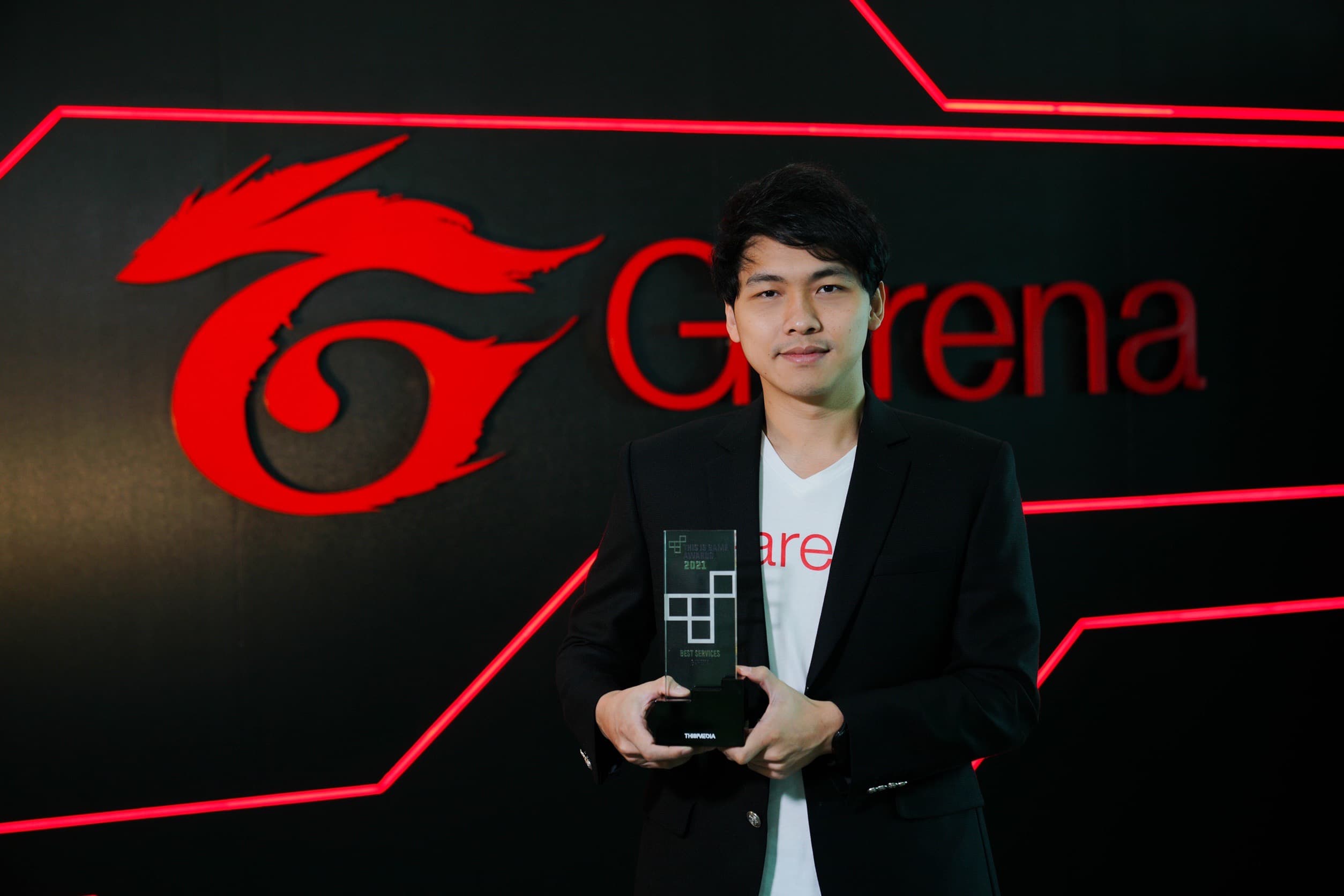 Garena Online (Thailand) Co., Ltd. had received the “Best Service" award from This is game Thailand Award 2021 (1)