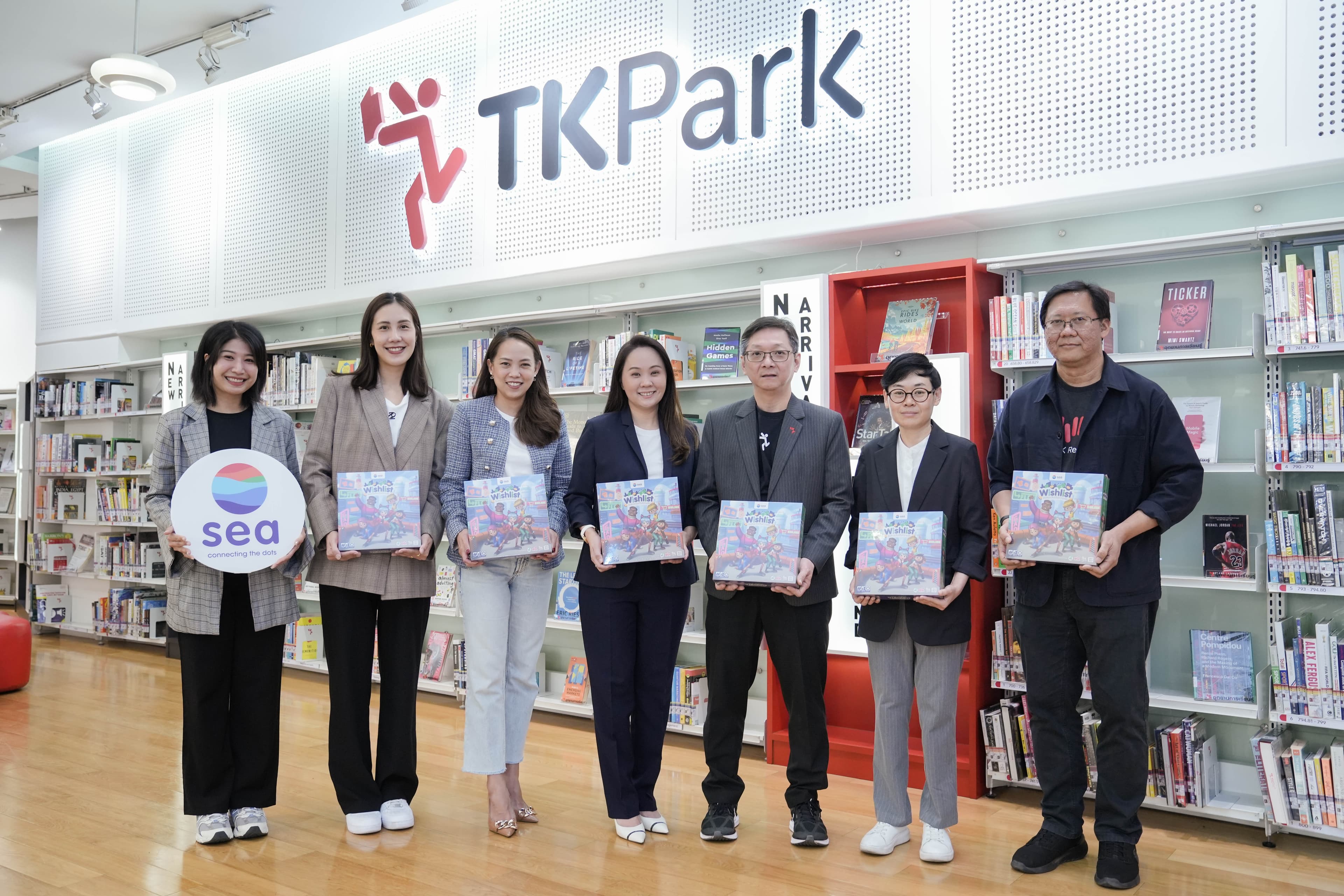 Sea (Thailand) collaborates with TK Park, delivering 'Wishlist' financial board game to 31 learning centers nationwide. (1)