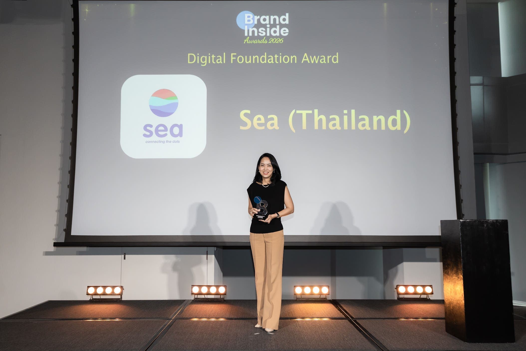 Sea (Thailand) earned the Digital Foundation Award at the Brand Inside Awards 2026 (2)