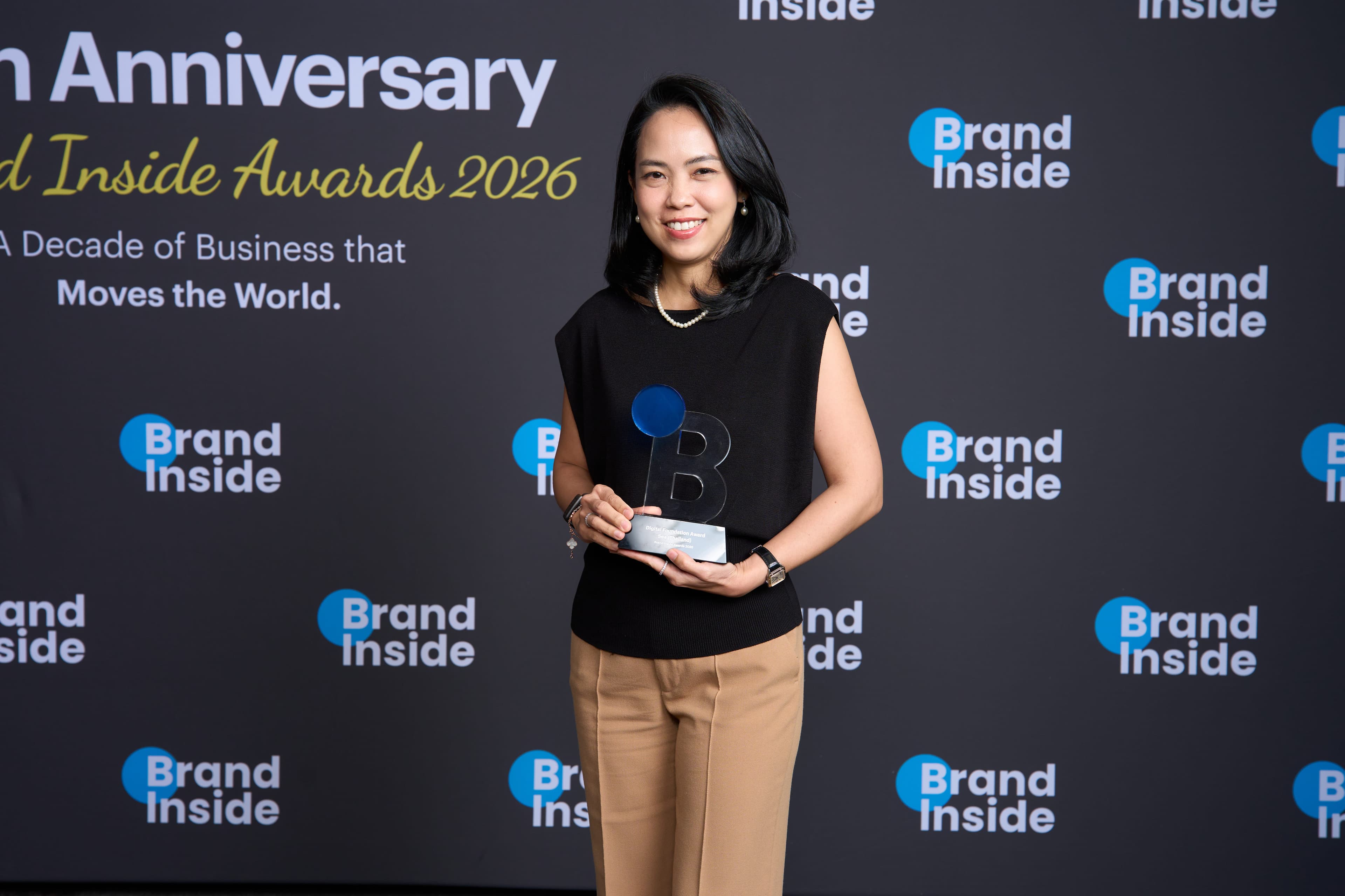 Sea (Thailand) earned the Digital Foundation Award at the Brand Inside Awards 2026 (1)